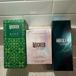Wicked Official Ariana Grande Fragrance & DIFF EMPTY BOX - collectible box only